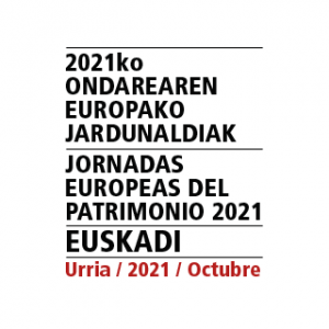 Logotipo de las Jornadas Europeas del patrimonio en Euskadi